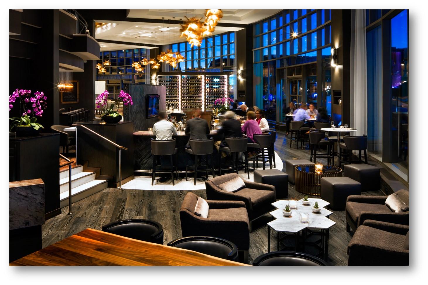 Fairmont Waterfront Hotel Vancouver Ngoại thất bức ảnh The interior of the restaurant