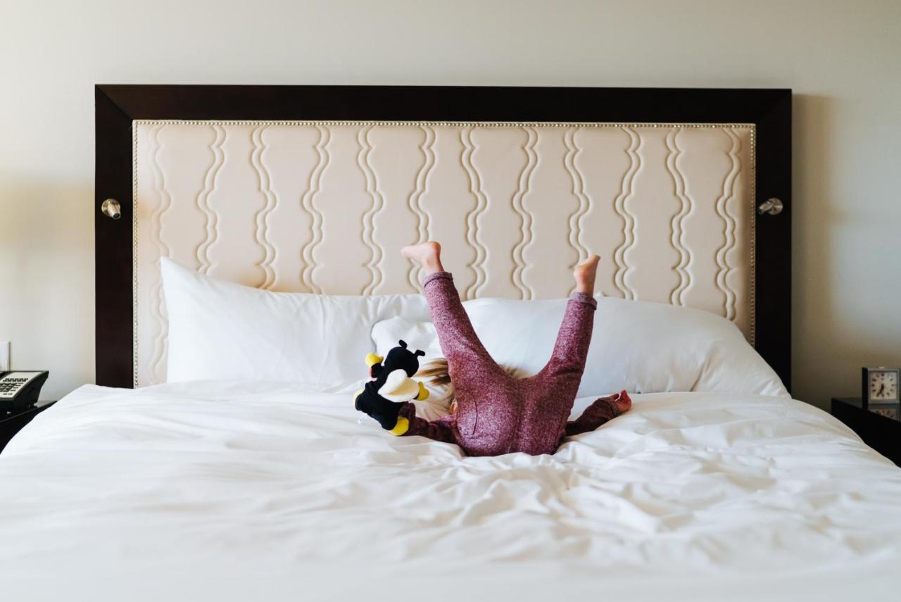 Fairmont Waterfront Hotel Vancouver Ngoại thất bức ảnh A child playing with a plush toy